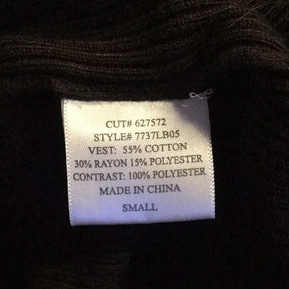 Brown, pink and cream bell sleeve sweater. - Picture 8 of 8